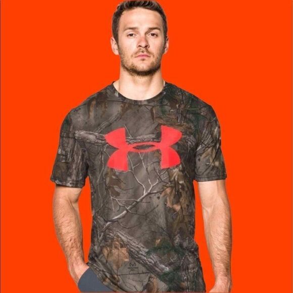 Under Armour Mens UA Tech Camo T-Shirt Size M - Picture 1 of 7